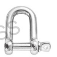 S0122 D Shackle Screw Pin