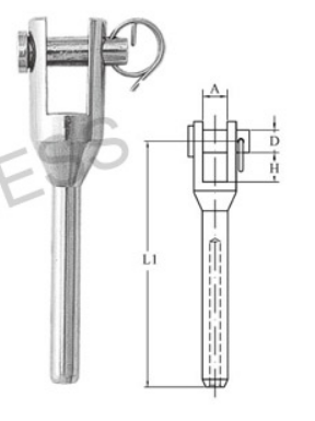 S0256 Swage Fork Terminal MT Form