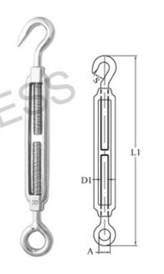 S0221 Turnbuckl Hook/Eye