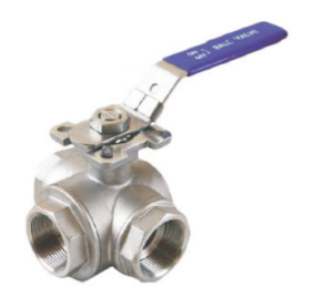 BALL VALVE AISI316,3 WAY