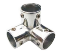 CORNER FITTING 3-WAY,AISI316
