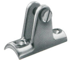 RAIL HINGE 90° AISI316,CONCAVE BASE