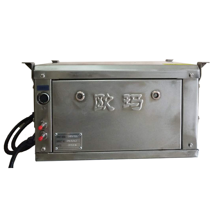 Downhanging gasoline engine unit