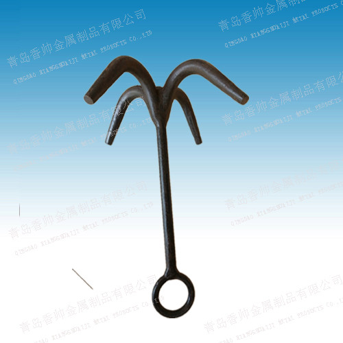 Four-claw anchor (black paint)