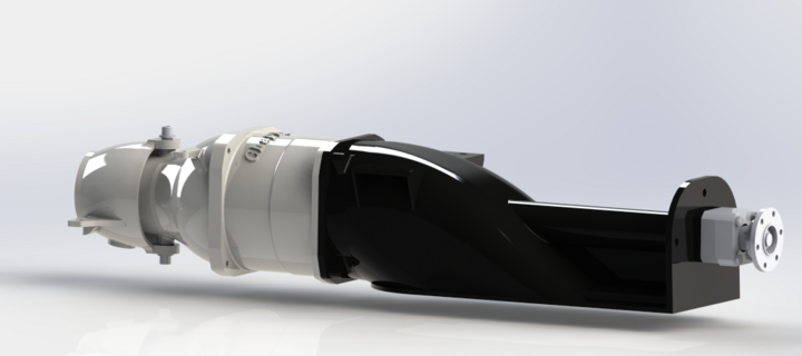 CAV180 amphibious water jet propulsion series