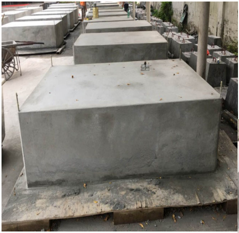 Concrete float tank