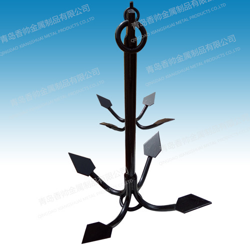 Four-claw anchor (black paint)