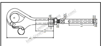 Goose head hook connector