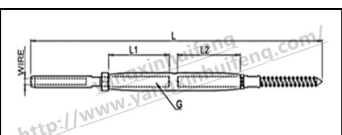 Wood threaded rod flower basket