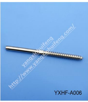 Special American type straight rod connector with wood thread