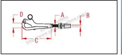 Goose head hook quick coupling