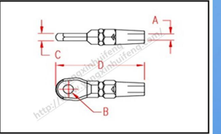 Eye type quick connector