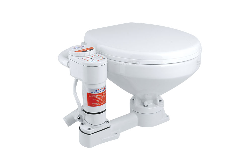 12V/24V Self priming electric vertical yacht toilet - regular