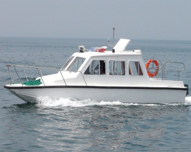26-foot catamaran work boat