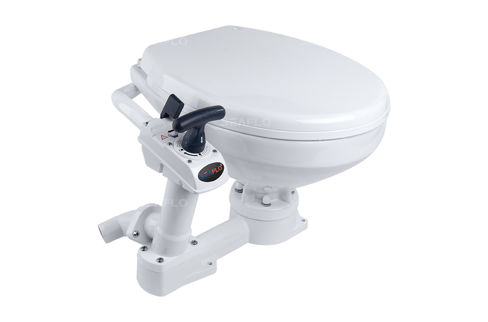 Self priming manual yacht toilet - regular