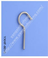 Question mark hook wood screw