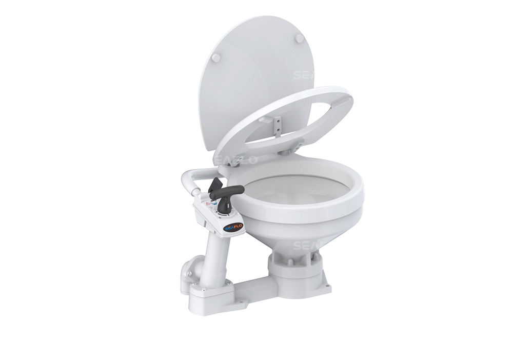 SEAFLO Self priming manual toilet