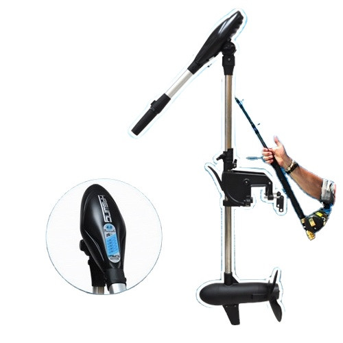 50713-100_B Haswing Protruar G Transom mount electric trolling motor 4HP/Brushless motor with gear box