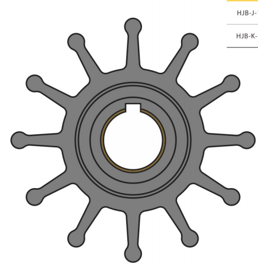FLEXIBLE IMPELLERS HJB-J-108