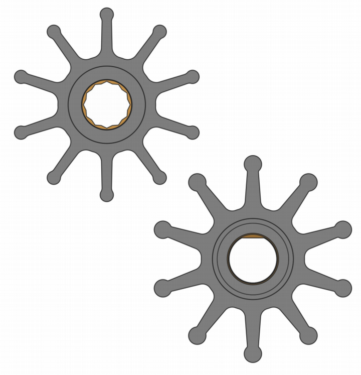 FLEXIBLE IMPELLERS HJB-H-205