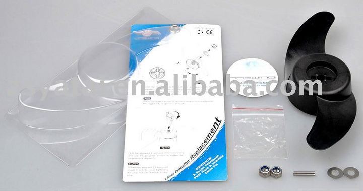 Haswing 2 blade propeller replacement set