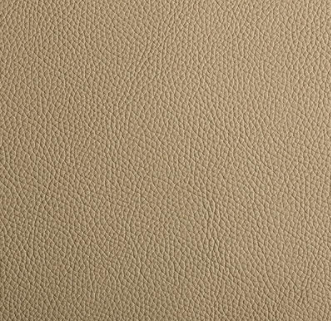 Beige Faux Leather Upholstery Fabric