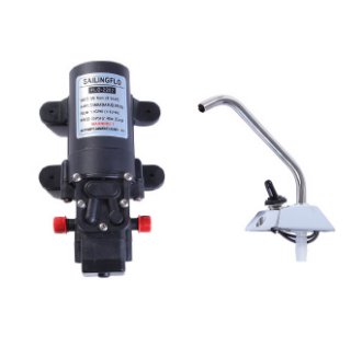 Rv Electric Faucet 12v Inline Galley Pump Set