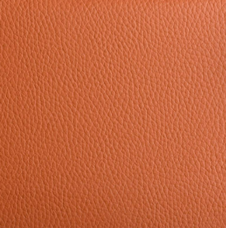 Orange Faux Leather Material