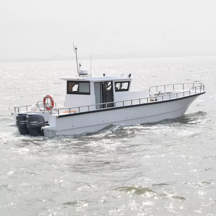 42ft heavy load fiberglass work boat fishing boat sea farming boat