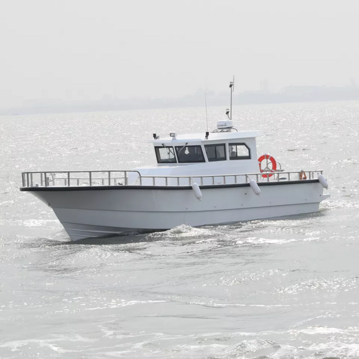 42ft heavy load fiberglass work boat fishing boat sea farming boat