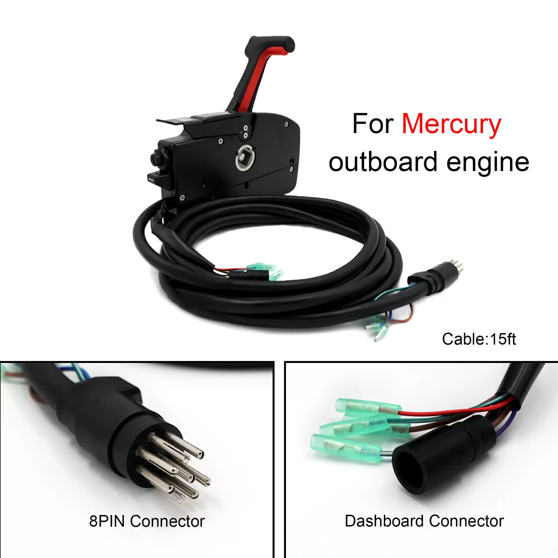 Outboard remote control box for Mercury Engine