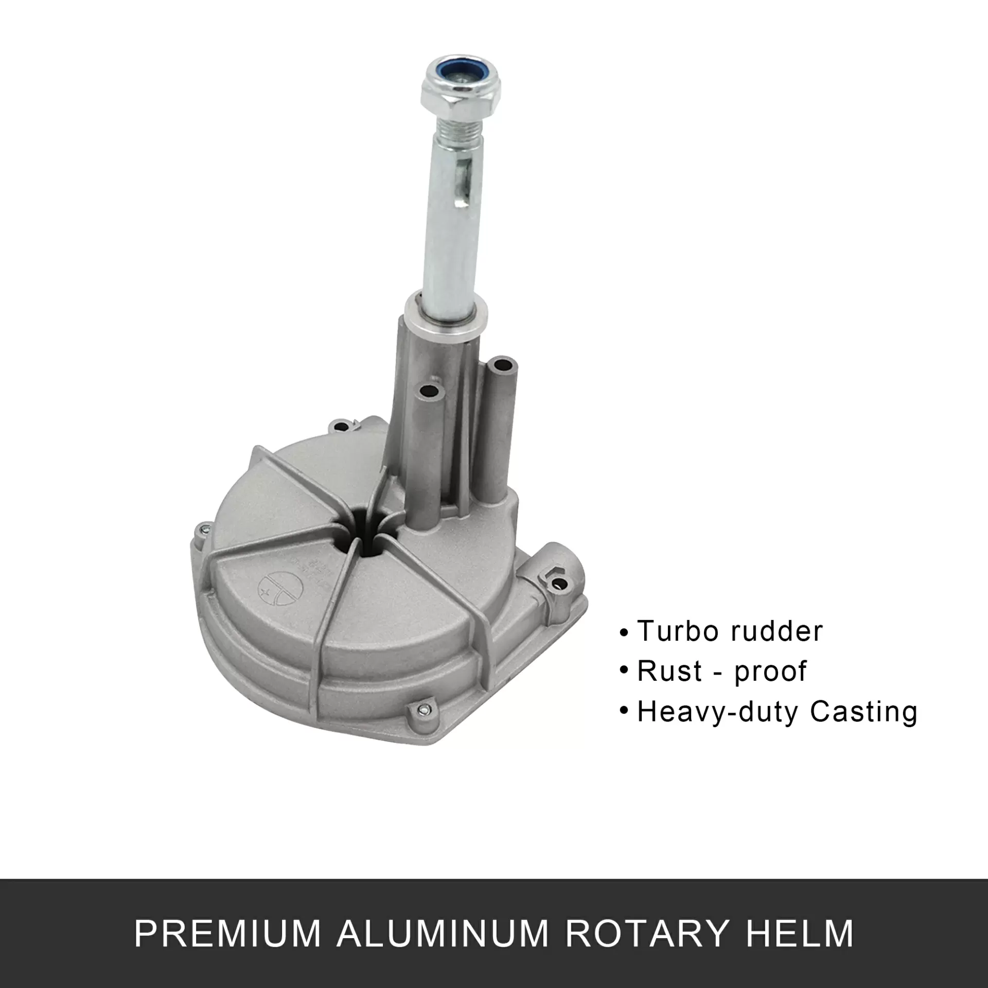 Turbine steering system - rotary helm