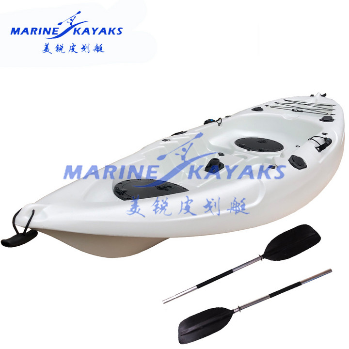 New plastic cheap sit on top 1 person seat fishing single kayak