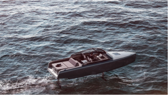 Emissions free: Candela's new C-8 electric foiling boat with a top speed of 30 knots