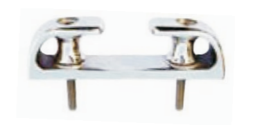 FAIRLEAD WITH ROLLS, AISI316 Made from casted stainless steel.