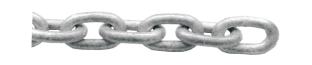 ANCHOR CHAIN DIN766, SHORT LINK, HOT DIPPED GALV.
