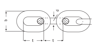 NORWEGIAN STANDARD LINK CHAIN,HOT DIPPED GALV.