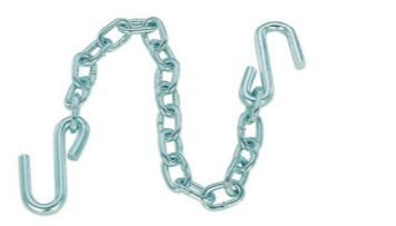 a)us STANDARD CHAIN WITH S-HOOK BOTH ENDSelectric galvanized