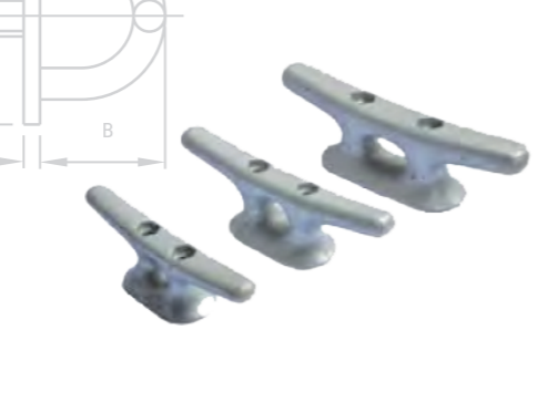 DOCK CLEAT, HEAVY DUTY,HEX HEAD, HOT DIPPED GALV