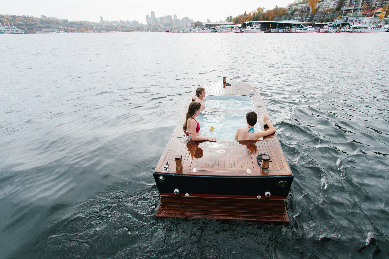 Set Sail on Your Private Hot Tub Boat