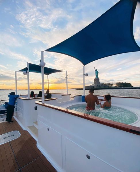 Set Sail on Your Private Hot Tub Boat