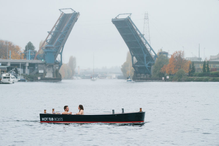 Set Sail on Your Private Hot Tub Boat