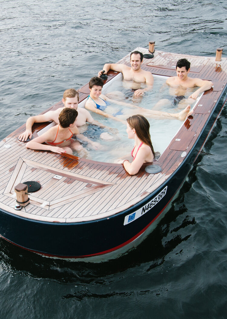 Set Sail on Your Private Hot Tub Boat