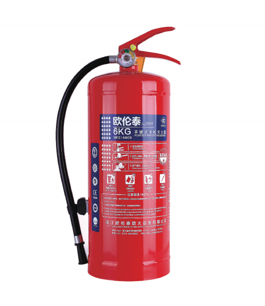 PORTABLE 6KG DRY POWDER FIRE EXTINGUISHER(PRESSURE STORAGE TYPE) MFZ/ABC6