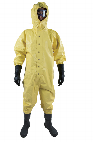 NON-AIR-TIGHTNESS TYPE CHEMICAL PROTECTIVE SUIT