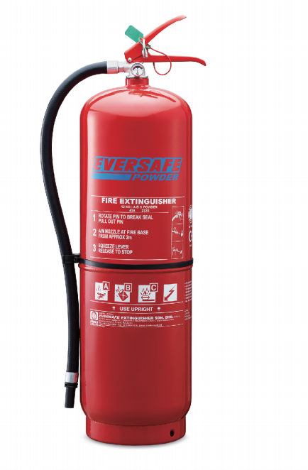 PORTABLE 12KG DRY POWDER FIRE EXTINGUISHER(PRESSURE STORAGE TYPE) EED-12