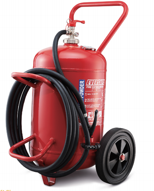 WHEELED 50KG DRY POWDER FIRE EXTINGUISHER (PRESSURE STORAGE TYPE) MPM-50