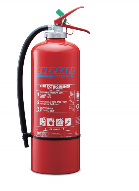PORTABLE 9KG DRY POWDER FIRE EXTINGUISHER(CARTRIDGE OPERATED TYPE) EED-9C