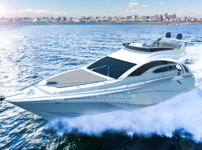 53 foot three body channel luxury yacht(three layers)