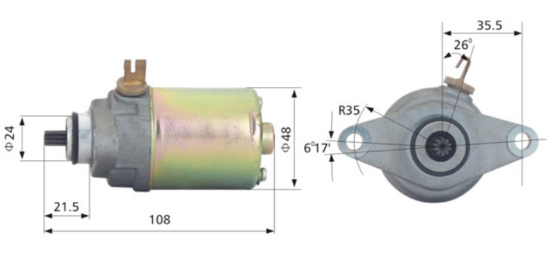 Motor MQD407B